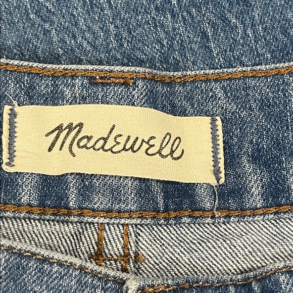 Madewell The '90s Straight Utility Jean Medium Wash Size 25 - Picture 10 of 12